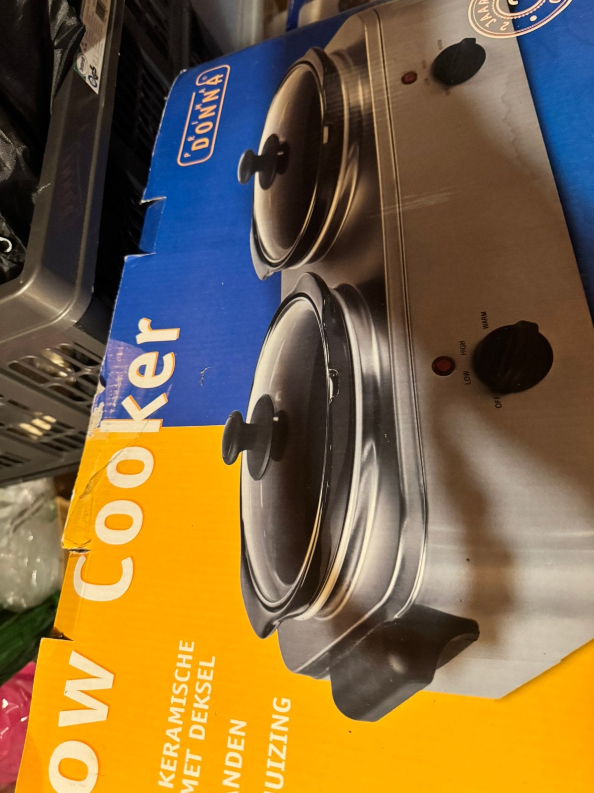 Slow cooker dubbele (nieuw), Ophalen, Nieuw