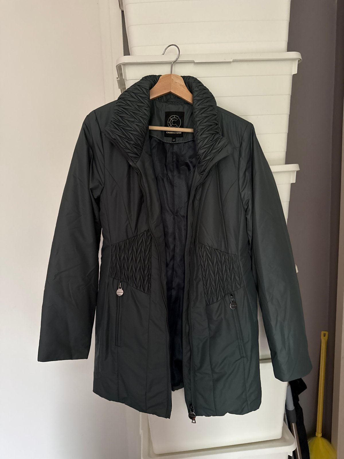 creenstone jas maat 40, Kleding | Dames, Ophalen of Verzenden, Zo goed als nieuw, Maat 38/40 (M), Groen