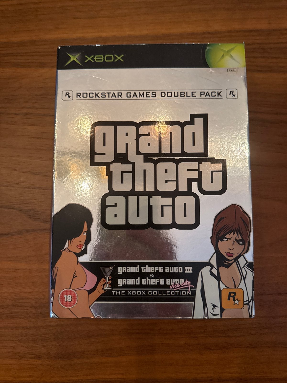Grand Theft Auto III & Vice City Double Pack Xbox, Avontuur en Actie, Gebruikt, Vanaf 18 jaar, 1 speler