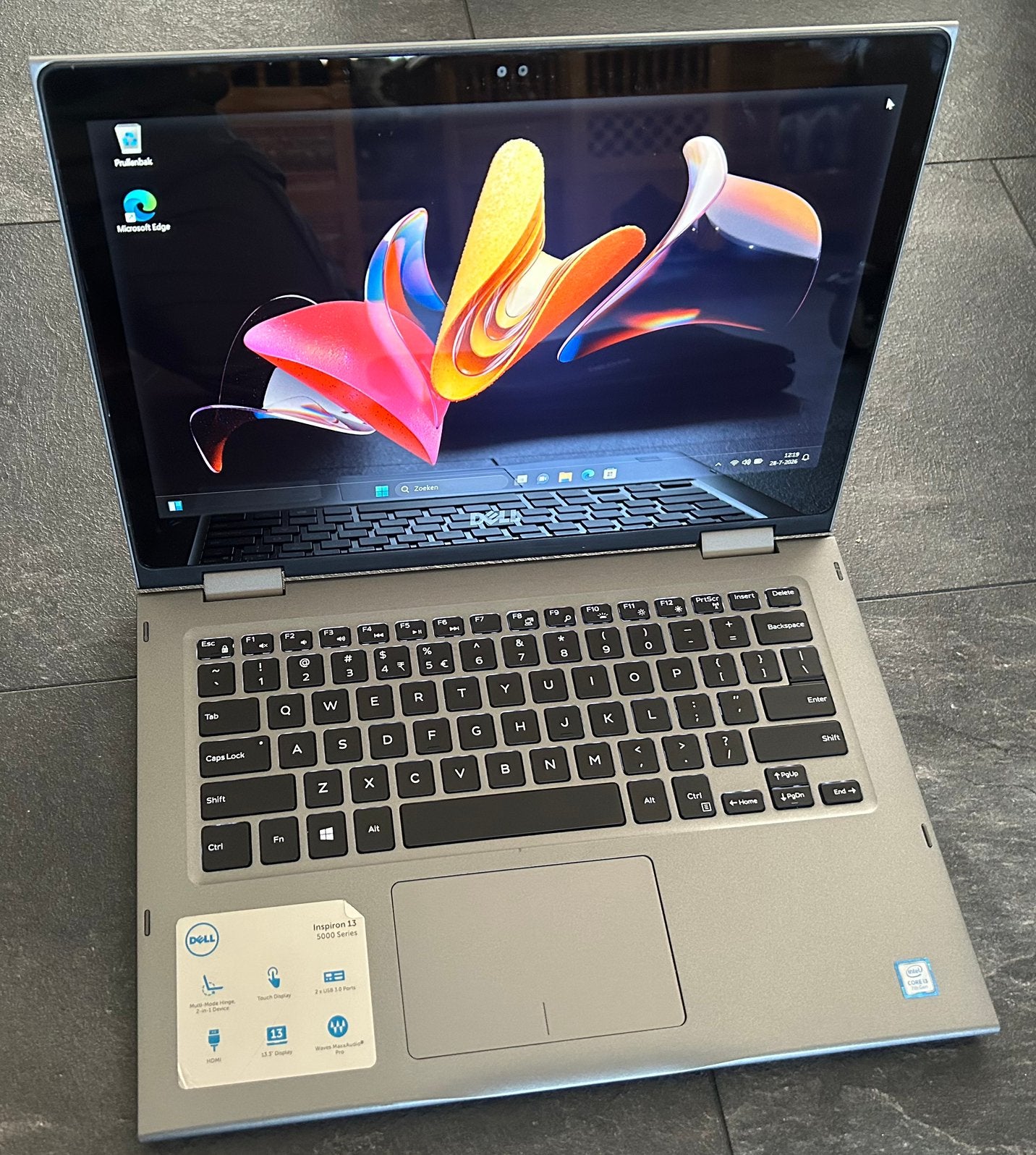 Prima dell laptop touchscreen 256 gb SSD/ 16 gb DDR4, Ophalen of Verzenden, Zo goed als nieuw