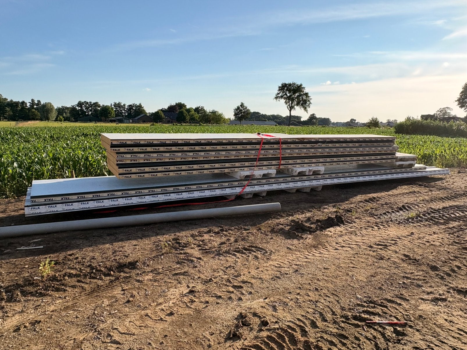 Sandwichpanelen falk 100mm, Ophalen of Verzenden, Zo goed als nieuw
