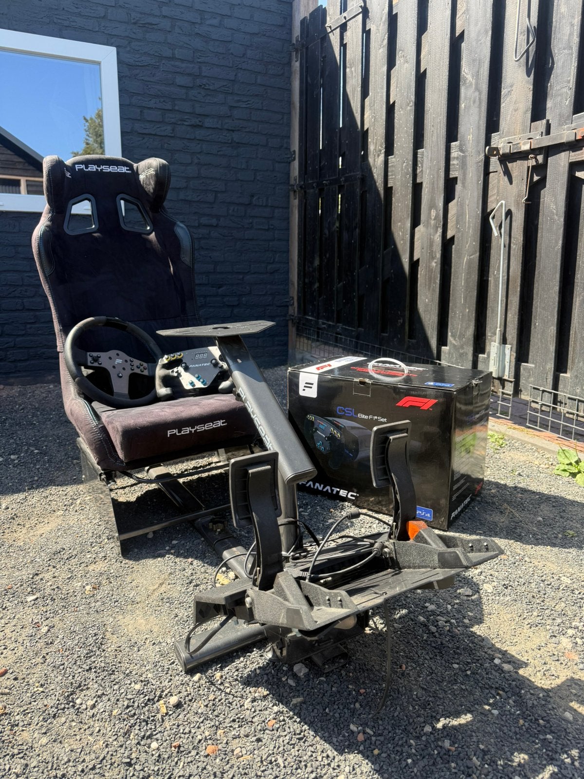 Playseat compleet met Fanatec csl elite f1 set, Ophalen, 1 speler, Racen en Vliegen, Zo goed als nieuw