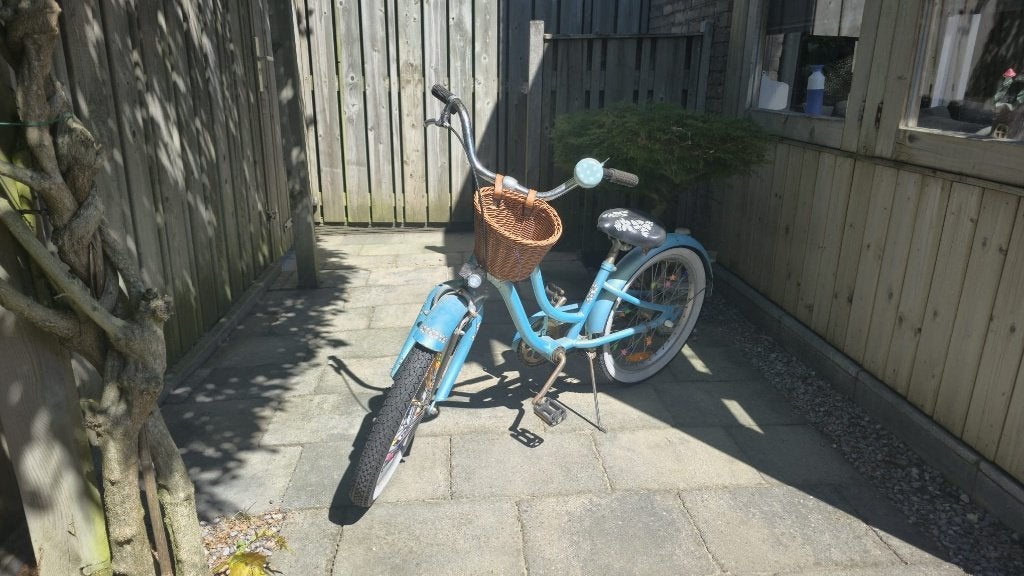 Blauwe cruiser (20 inch), Terugtraprem, Gebruikt, Staal, Cruiser