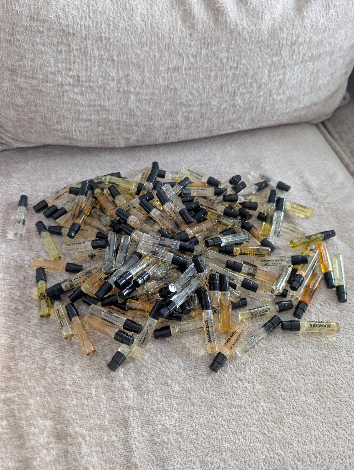 Grote partij parfum samples (Montale, Mancera, etc.), Ophalen of Verzenden, Nieuw