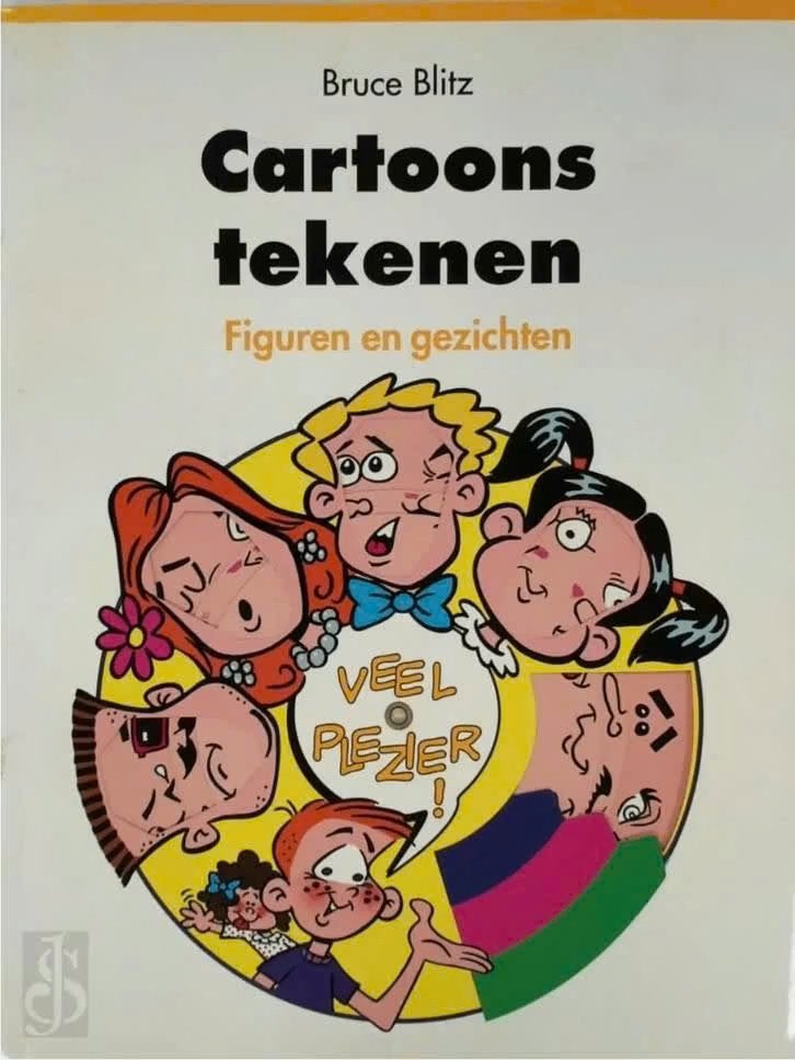 Cartoons tekenen (figuren en gezichten) Bruce Blitz, Boeken, Ophalen of Verzenden, Zo goed als nieuw, Tekenen en Schilderen