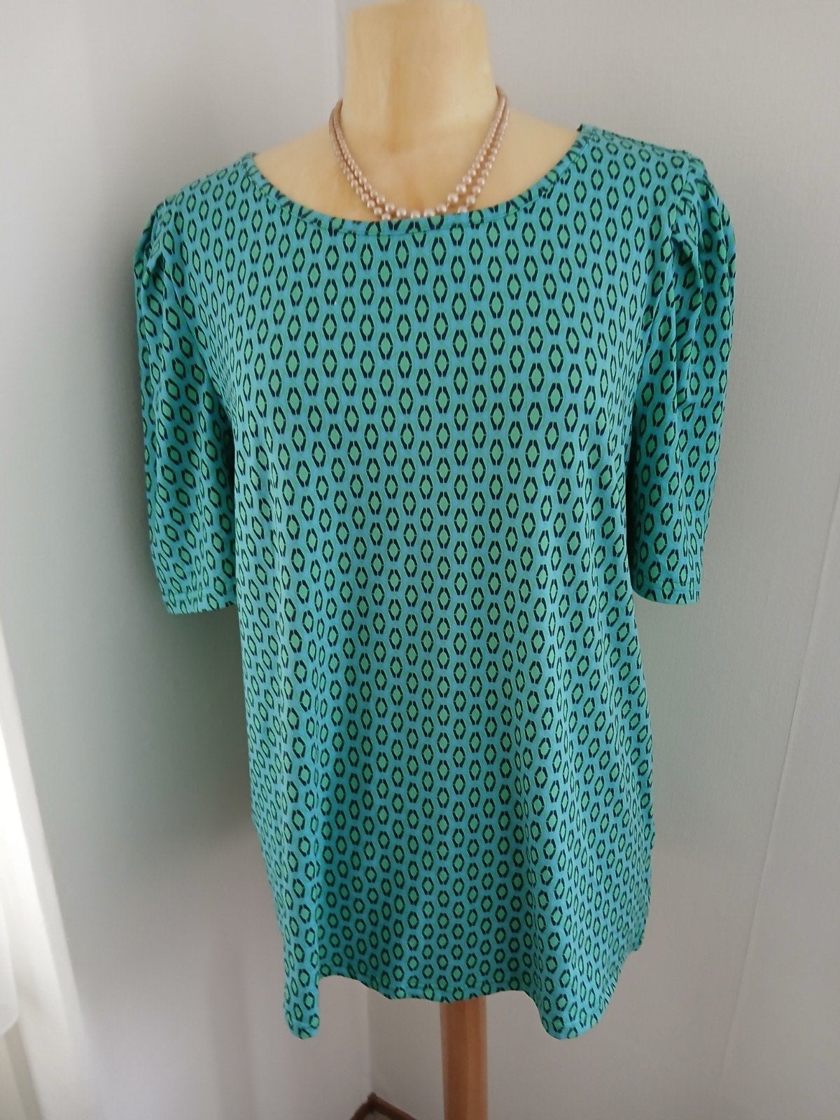 nieuwe top pofmouw mt 46, Twoday, Overige kleuren, Verzenden, Maat 46/48 (XL) of groter