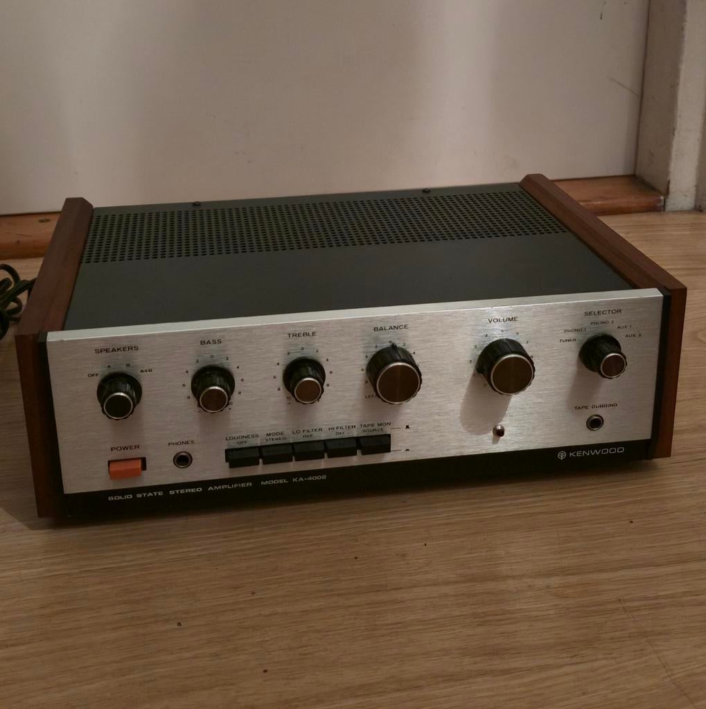 Kenwood KA-4002 Vintage Versterker, Ophalen of Verzenden, Gebruikt, Stereo, Overige merken