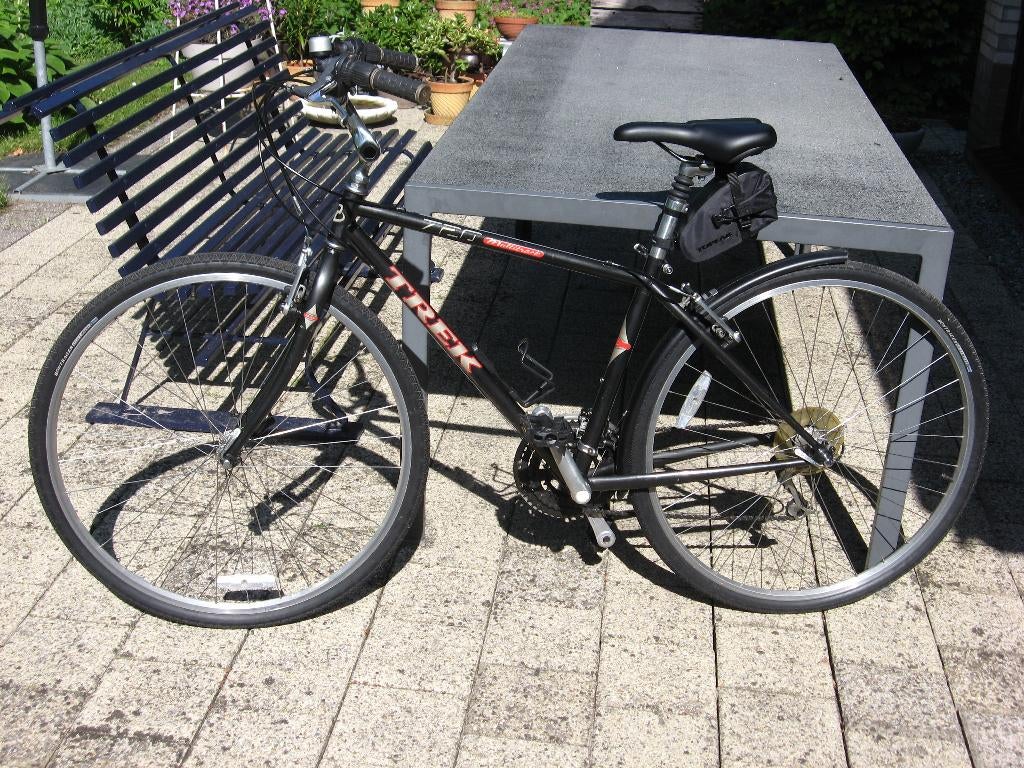 Vintage Trek Multitrack 720  crosshybride stalen frame izgst, Fietsen en Brommers, 28 inch, Gebruikt, Vering, Velgrem