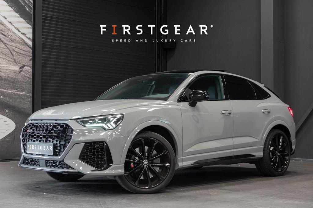 Audi Q3 Sportback TFSI RS *Nardogrijs / Panorama / Sonos / R, Automaat, Gebruikt, Zwart, 1675 kg