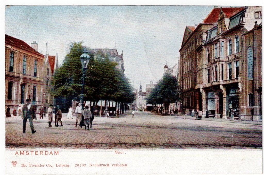 Amsterdam 1905. Het Spui., Ophalen of Verzenden, Voor 1920, Ongelopen, Noord-Holland