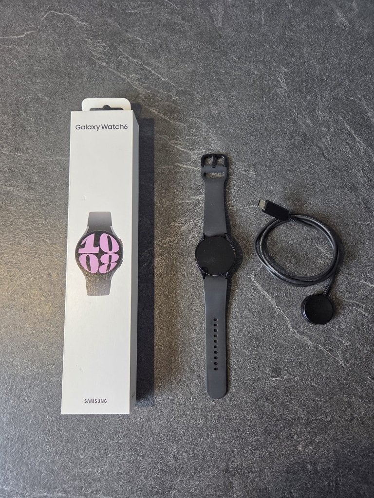 Samsung Galaxy Watch 6 40mm LTE, Stappen, Zwart, Samsung ⌚️, Ophalen of Verzenden