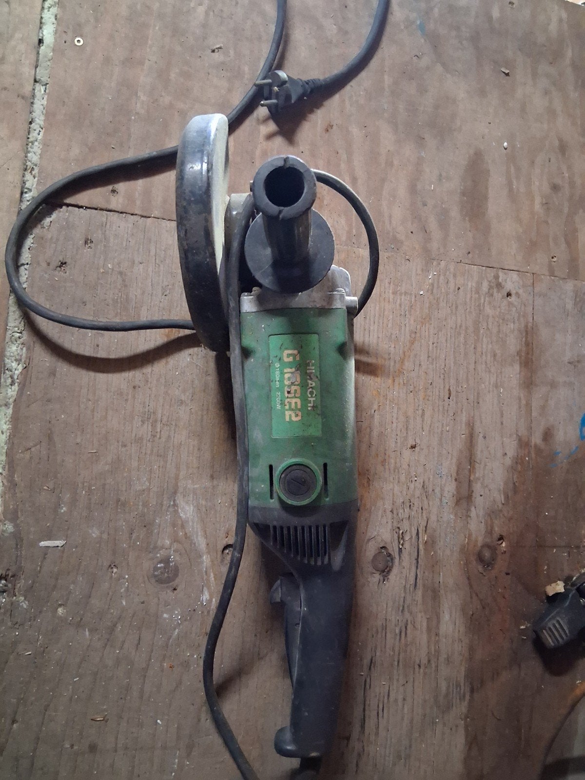 Hitachi G18SE2 Slijptol - 180mm, 2200W, Doe-het-zelf en Verbouw, Ophalen of Verzenden, Gebruikt, 1000 watt of meer, Haakse handslijpmachine