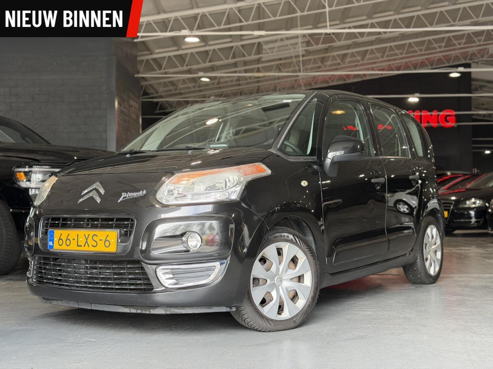 Citroen C3 Picasso 1.4 VTi Aura, Auto's, Voorwielaandrijving, Zwart, Origineel Nederlands, Bedrijf