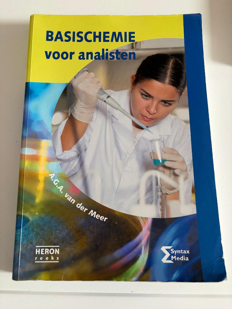 Heron-reeks - Basischemie voor analisten, Boeken, Ophalen of Verzenden, Zo goed als nieuw, Overige niveaus, Overige vakken