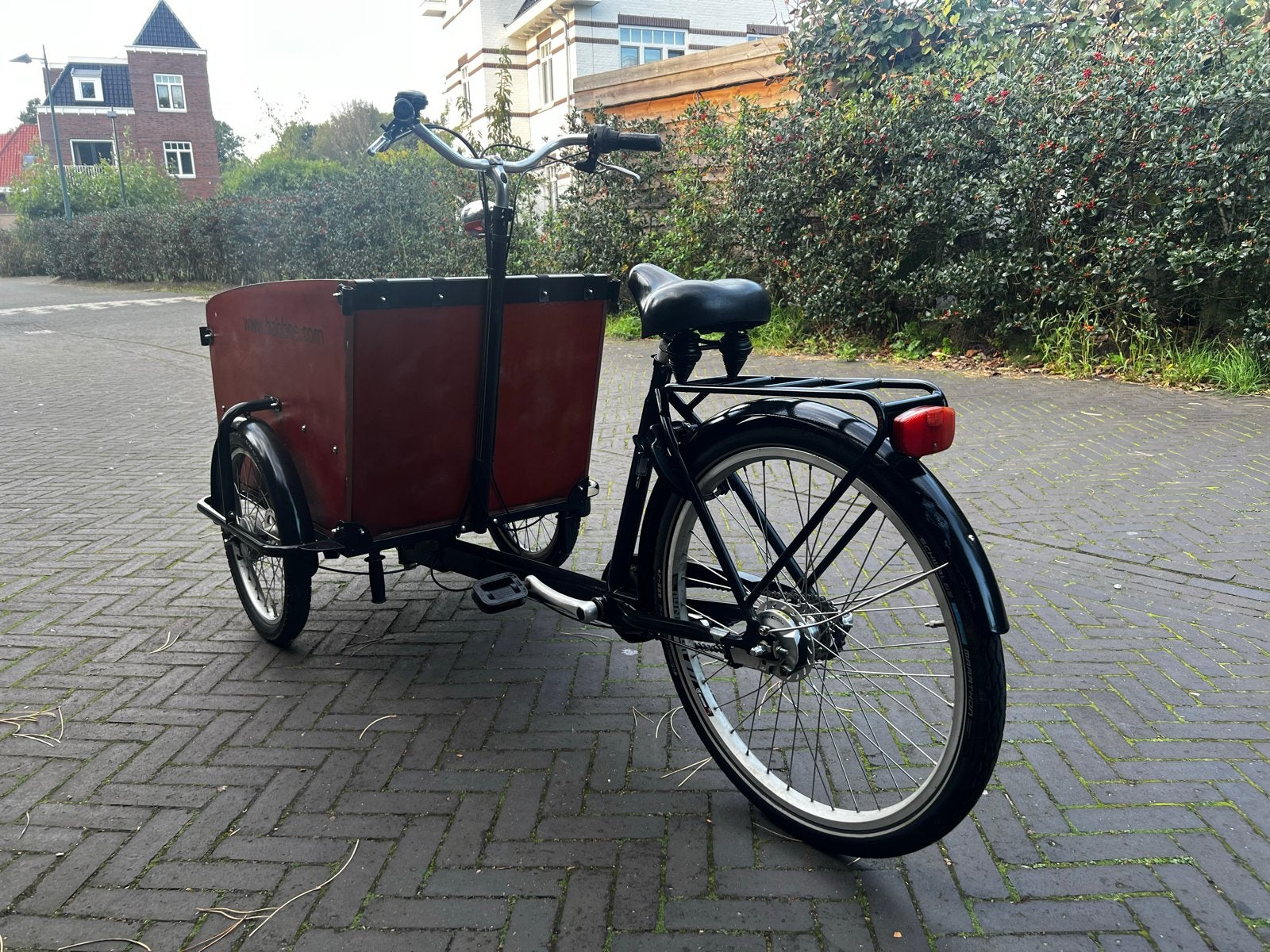 Babboe Big Bakfiets - Ideaal voor kinderen of goederen, Fietsen en Brommers, Ophalen of Verzenden, Gebruikt, Trommelrem, Goederen