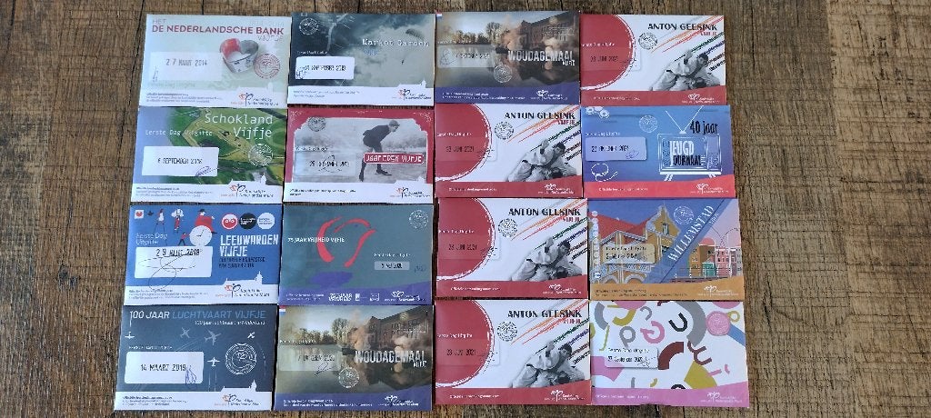 Herdenkingsmunten in Coincard Eerste dag uitgifte., Ophalen of Verzenden, Koningin Beatrix, Euro's, Losse munt