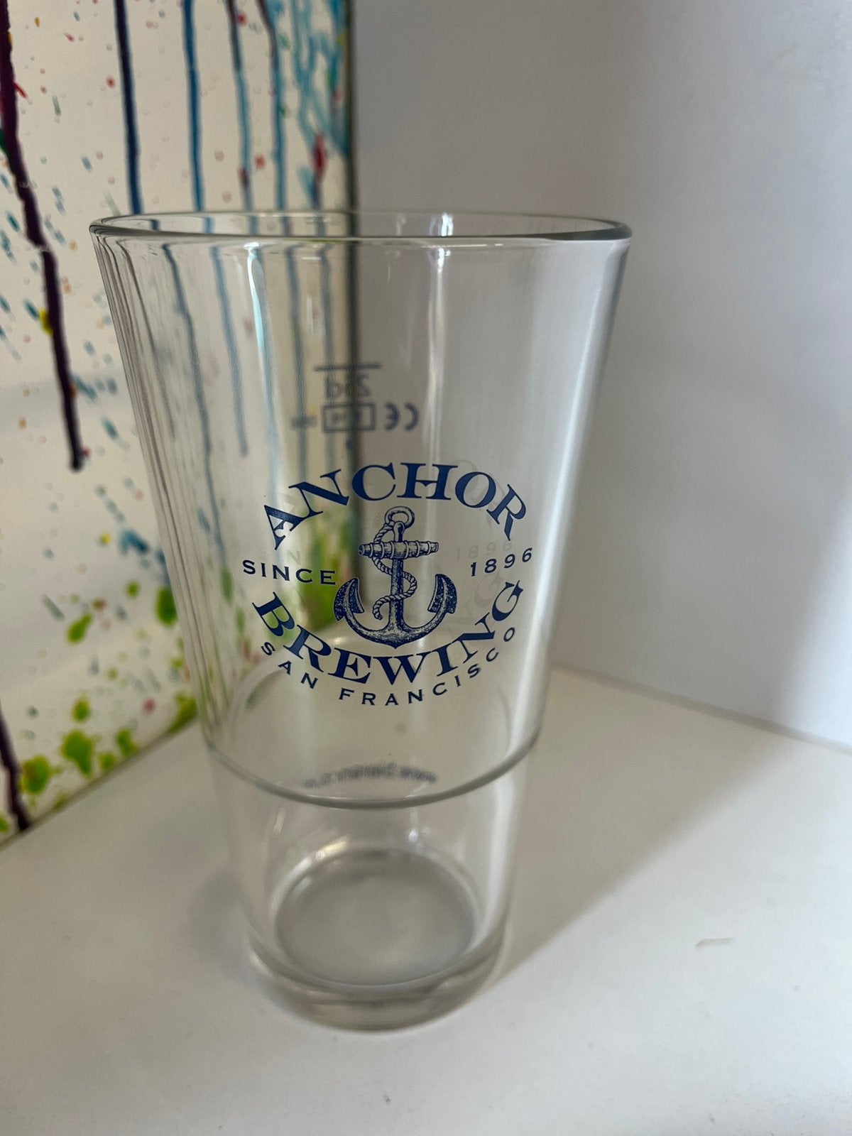 Anchor Brewing bierglazen set van 6 glazen, Ophalen of Verzenden, Nieuw, Glas of Glazen, Overige merken