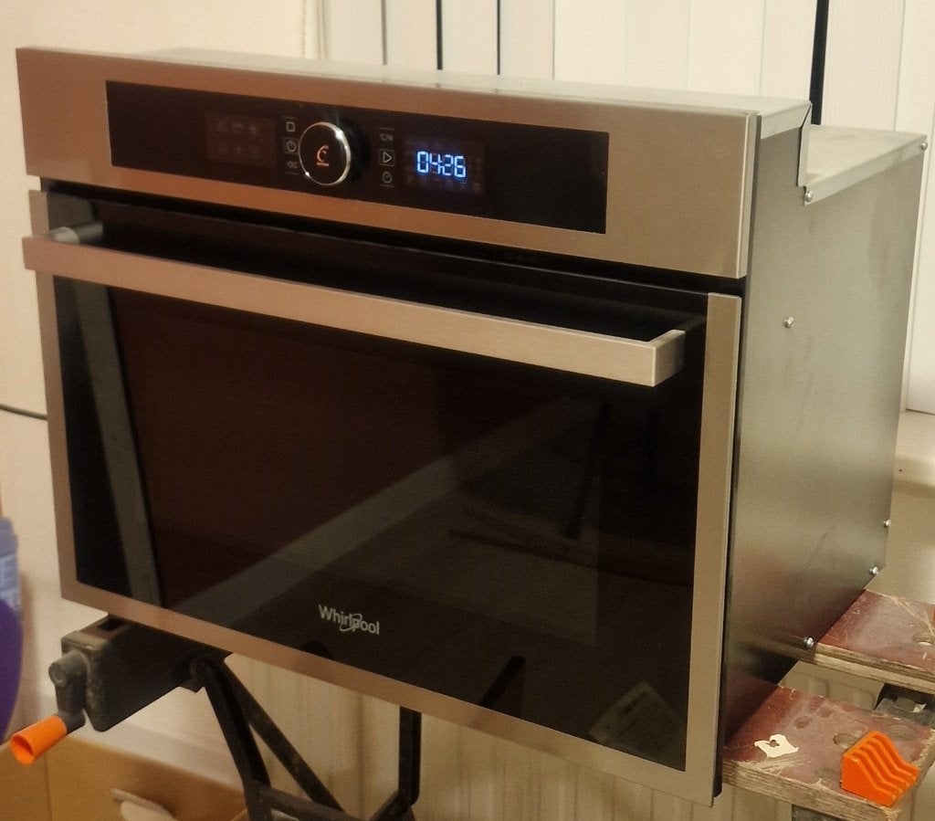 Whirlpool combi oven AMW 9607, Ophalen, 45 tot 50 cm, Whirlpool, Gebruikt