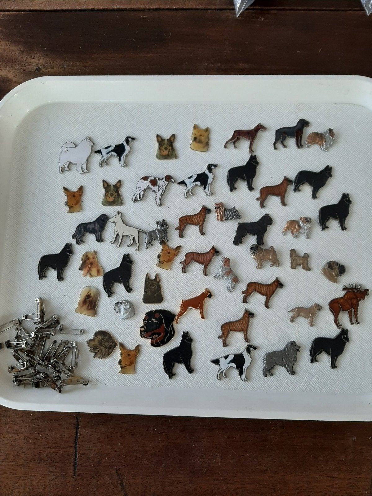 Verzameling hondenbroches - Diverse rassen, Ophalen of Verzenden, Gebruikt, Hond of Kat, Overige typen