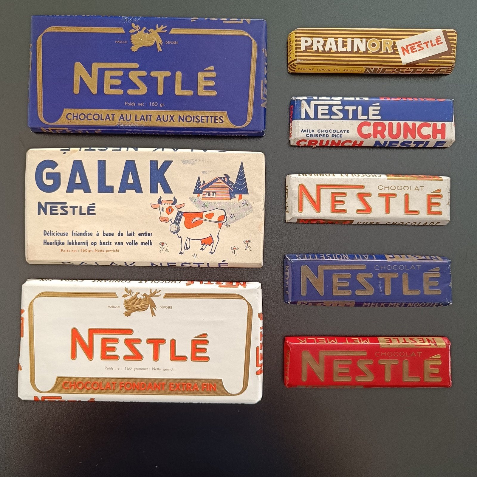 Vintage Nestlé Chocolade dummy verpakkingen., Verzamelen, Merken en Reclamevoorwerpen, Ophalen of Verzenden, Gebruikt, Verpakking