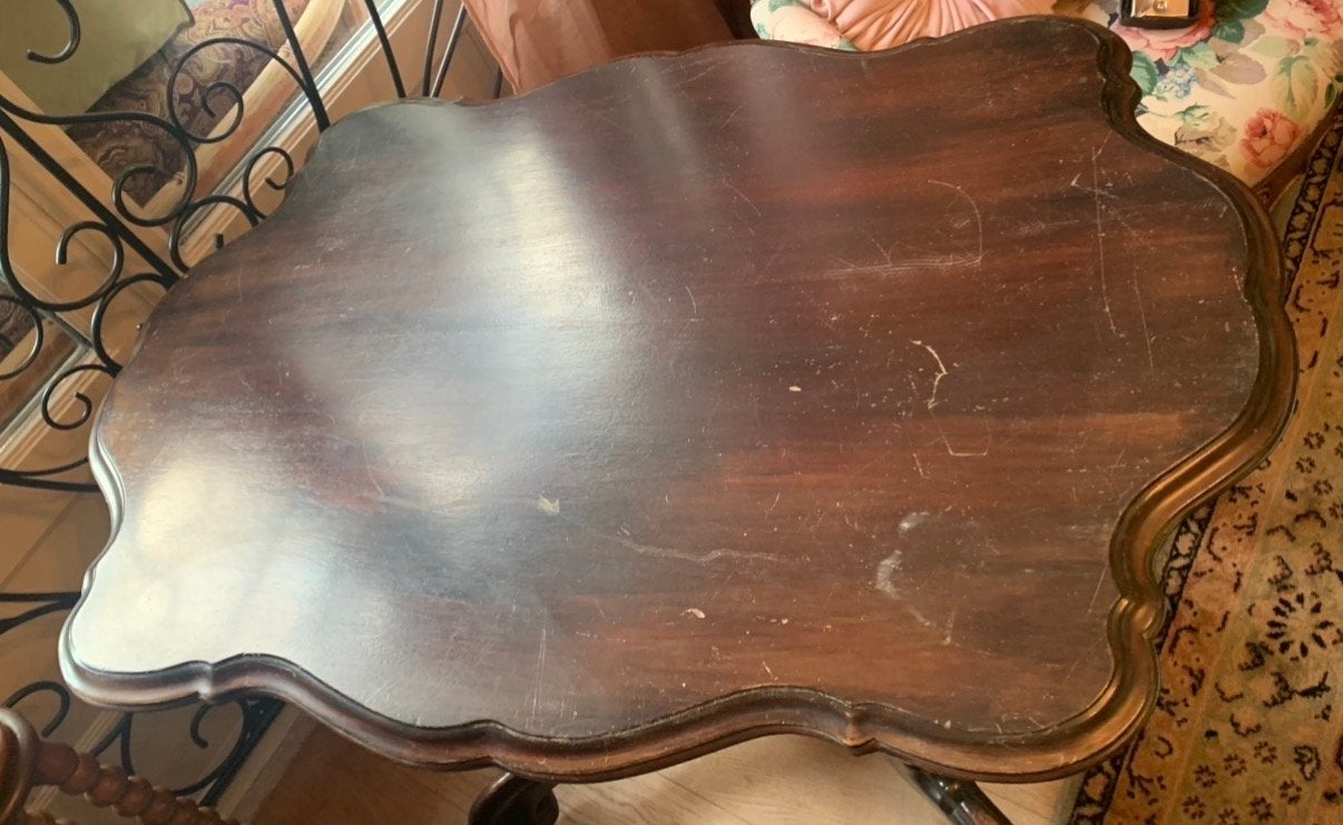 Antiek Houten Tafelblad - Uniek Design, Ophalen