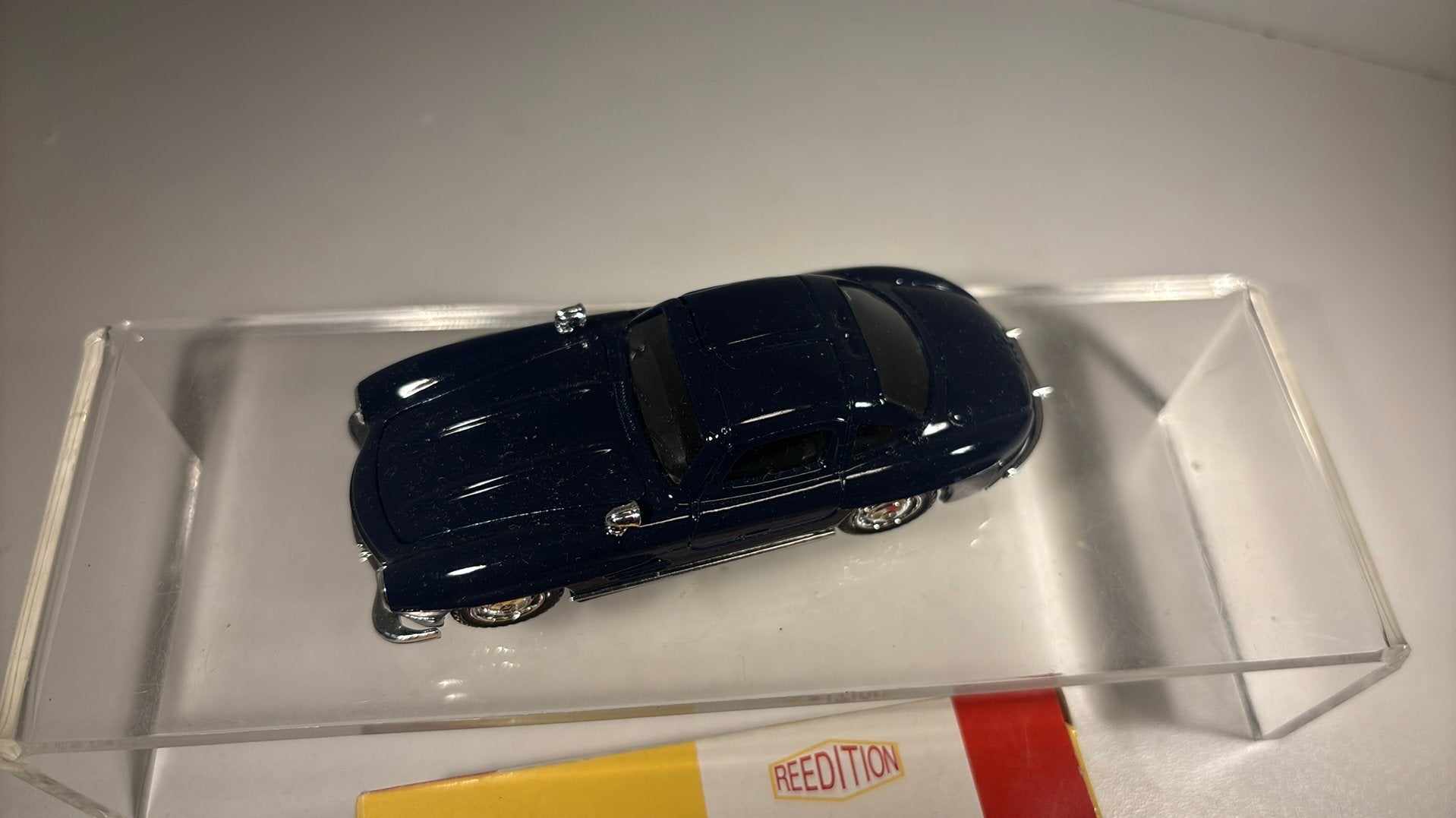 Mercedes benz 300 sl bleu solido 1.43, Auto, Solido, Ophalen of Verzenden, A