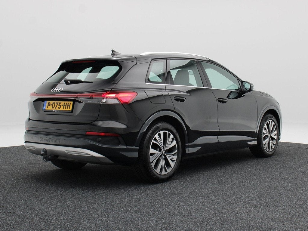 Audi Q4 e-tron 40 Launch edition Advanced 77 kWh 204 Pk | Tr, Auto's, Audi, Automaat, Gebruikt, Zwart, Zwart