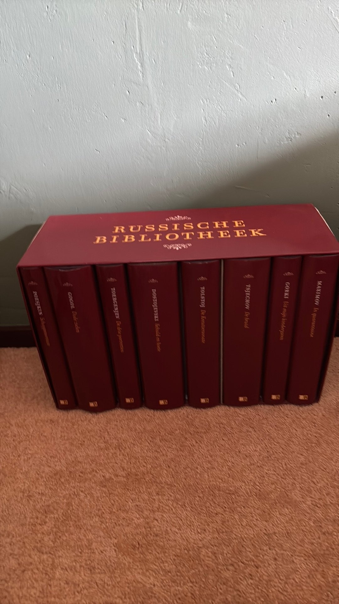 Complete 8-delige cassette De Russische Bibliotheek - Top!, Ophalen of Verzenden, Zo goed als nieuw