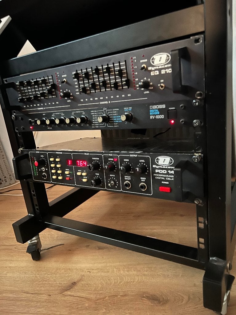 Dynacord PDD 14  + EQ 210 + Boss RV-1000 Vintage studio set, Ophalen, Gebruikt, Delay of Echo