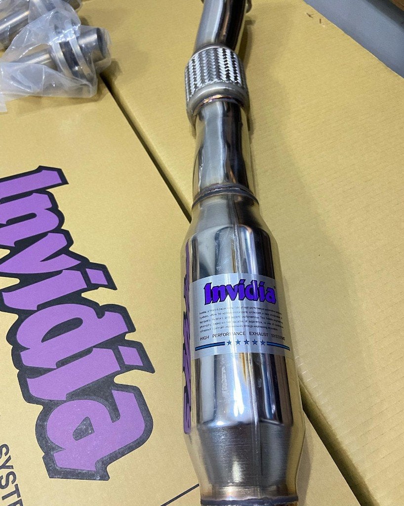 Invidia N1 Titanium Tip catback uitlaat - Impreza 08-14, Ophalen of Verzenden