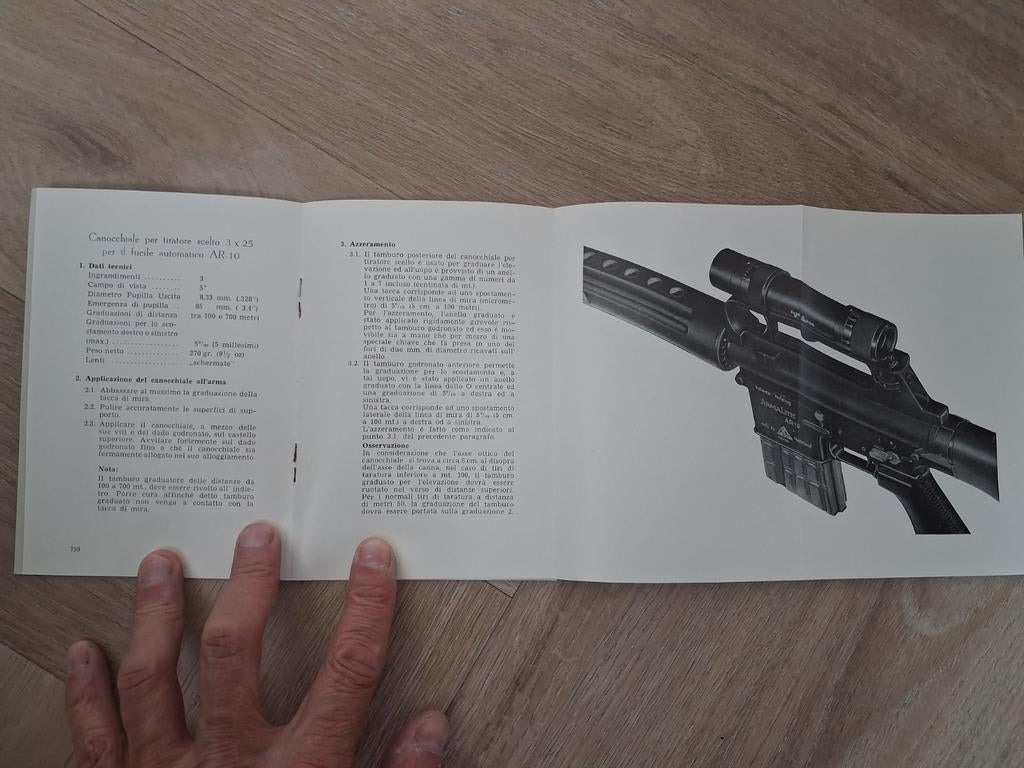 Gebruiksaanwijzing NL AR-10  AI Zaandam duits, Verzamelen, ., Ophalen of Verzenden, Duitsland, .