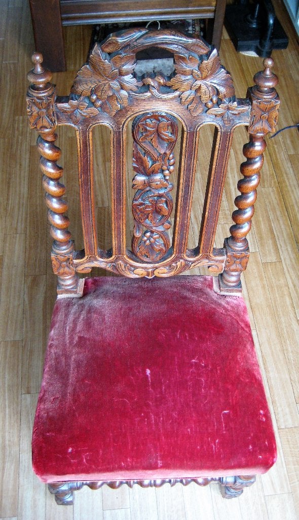 decoratieve stoel, Ophalen, Gebruikt, Eclectisch, Stof