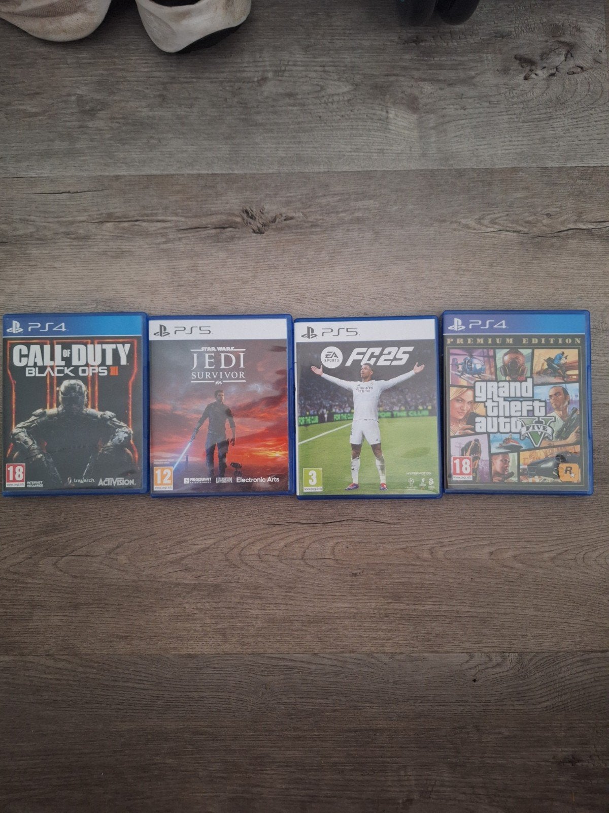 PS4/PS5 Games: Call of Duty, Jedi Survivor, FC25, GTA V, Vanaf 18 jaar, Overige genres, Ophalen of Verzenden, Zo goed als nieuw
