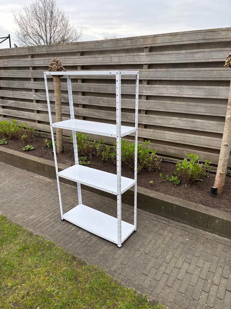 Lichtmetalen stellingkast | Afmetingen: 150x76x3, Ophalen, Gebruikt