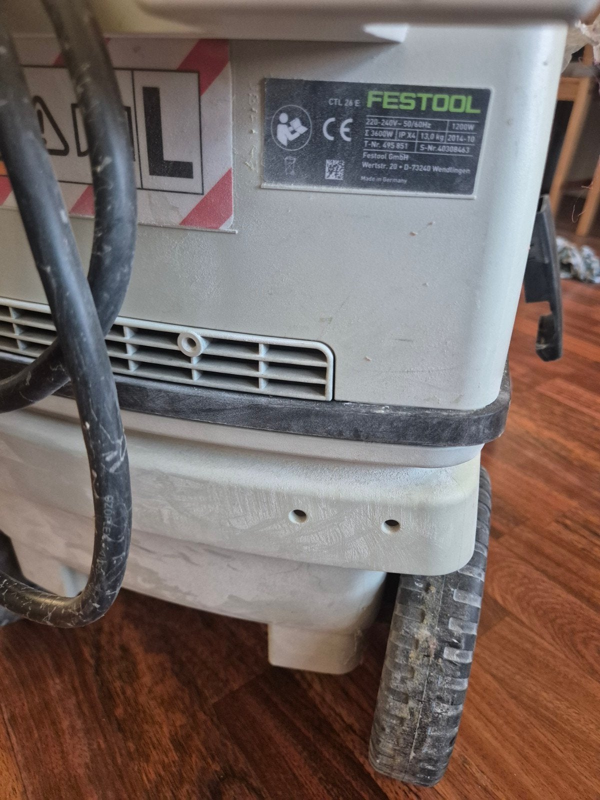 Festool stofzuiger + zak en slag, Witgoed en Apparatuur, Stofzuigers, Ophalen