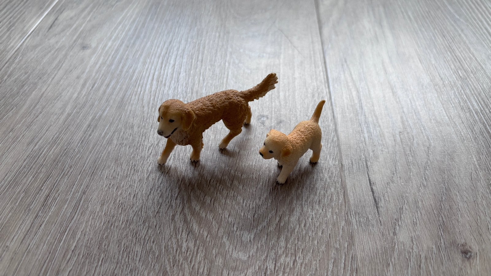 Schleich golden retrievers, Ophalen, Zo goed als nieuw, Hond of Kat, Beeldje of Figuurtje