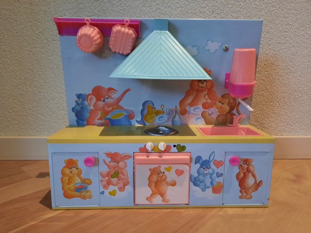 blikken ( Barbie ) speelkeuken, Ophalen of Verzenden, Zo goed als nieuw, Toebehoren