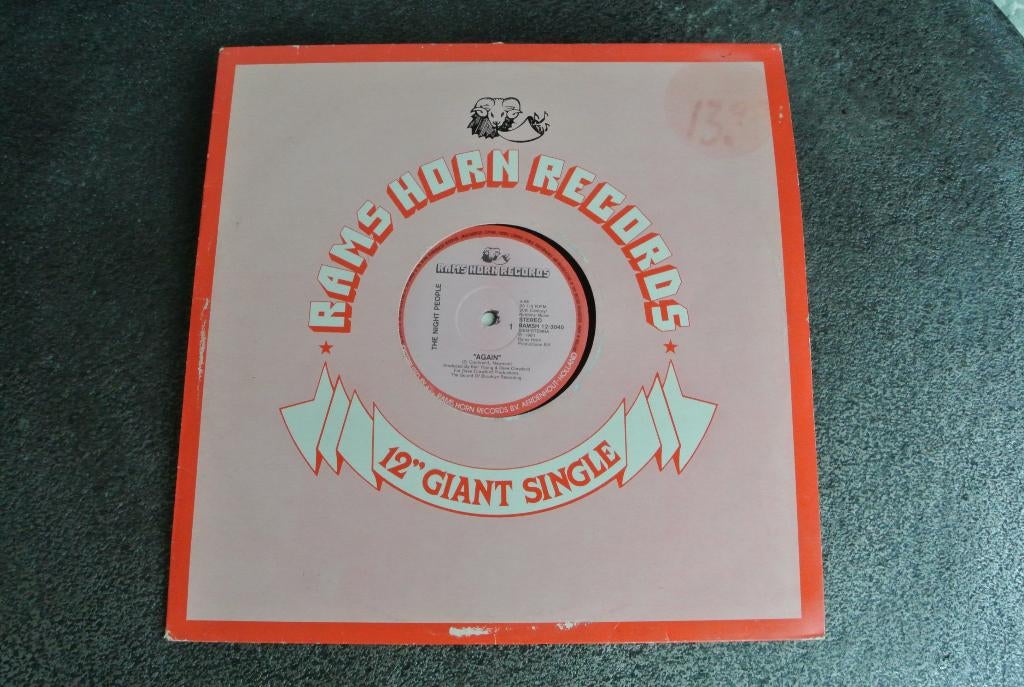 The Night People ‎– Again (12''), Maxi-single, Dance, Ophalen of Verzenden, Zo goed als nieuw