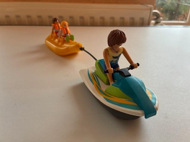 Playmobil Jet ski met bananenboot inclusief motor, Kinderen en Baby's, Speelgoed | Playmobil, Ophalen of Verzenden, Zo goed als nieuw