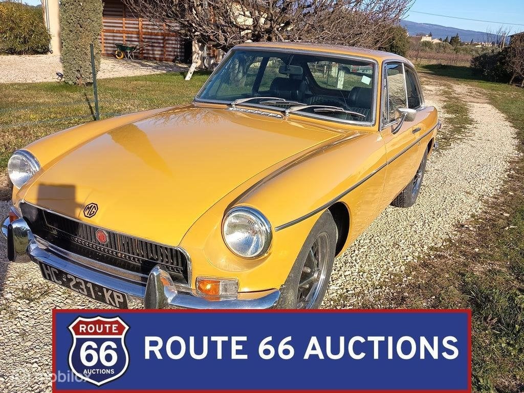 MG MGB GT | 1971 | Route 66 Auctions, Auto's, Overige carrosserieën, Zwart, Bedrijf, Handgeschakeld