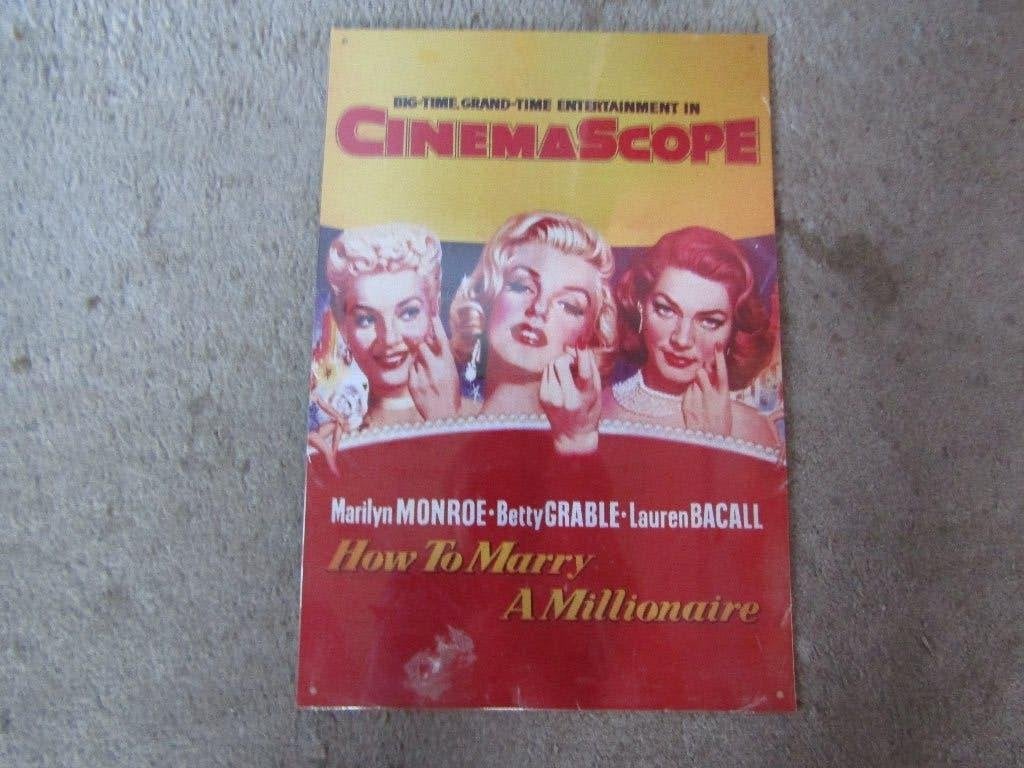 Emaille reclamebord: Cinemascope GESEALD, Ophalen of Verzenden
