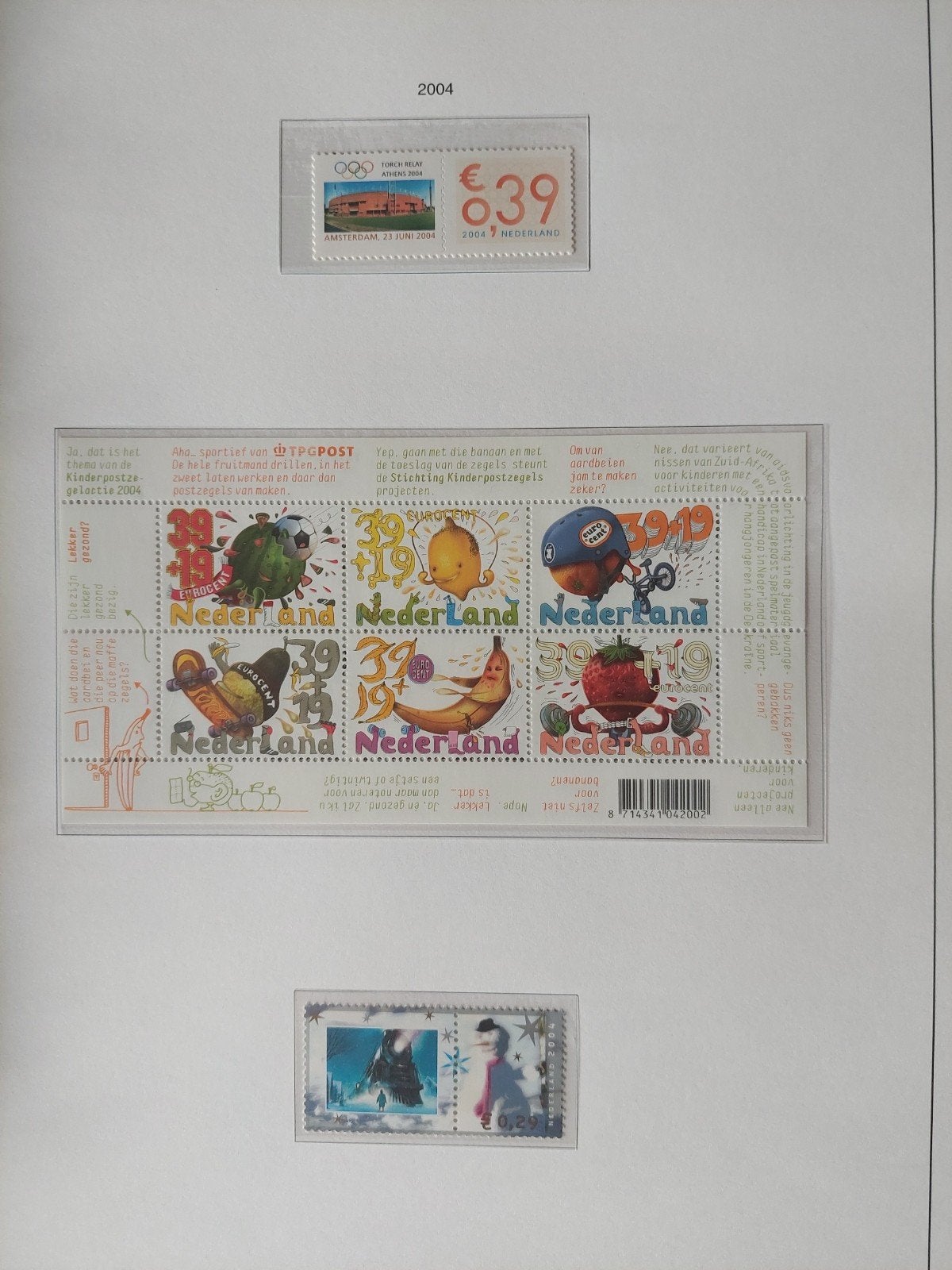 Nederlandse Postzegels 2004 - Kinderpostzegels en meer, Ophalen of Verzenden, Na 1940, Postfris