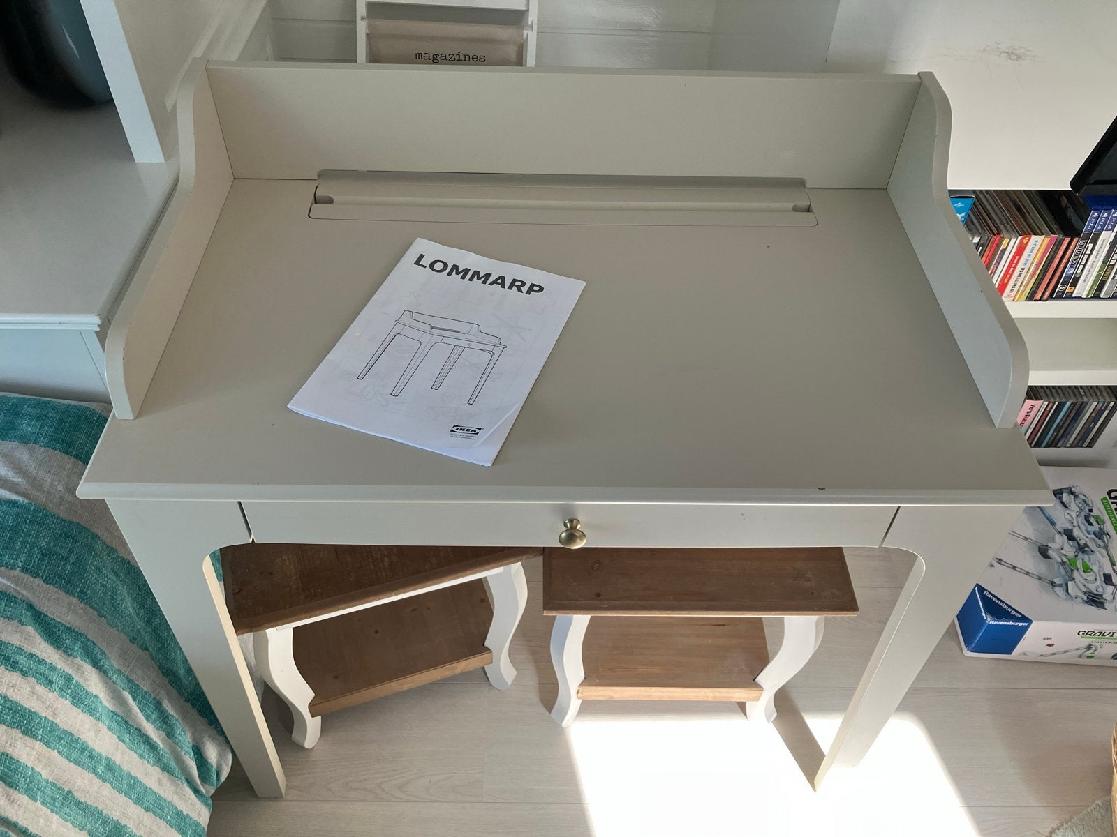 IKEA LOMMARP Bureau Wit-beige, Ophalen, Gebruikt, Secretaire, IKEA