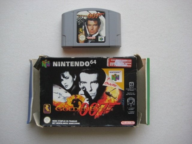 James Bond 007 Goldeneye N64 Nintendo 64, Spelcomputers en Games, Games | Nintendo 64, 1 speler, Ophalen of Verzenden, Gebruikt