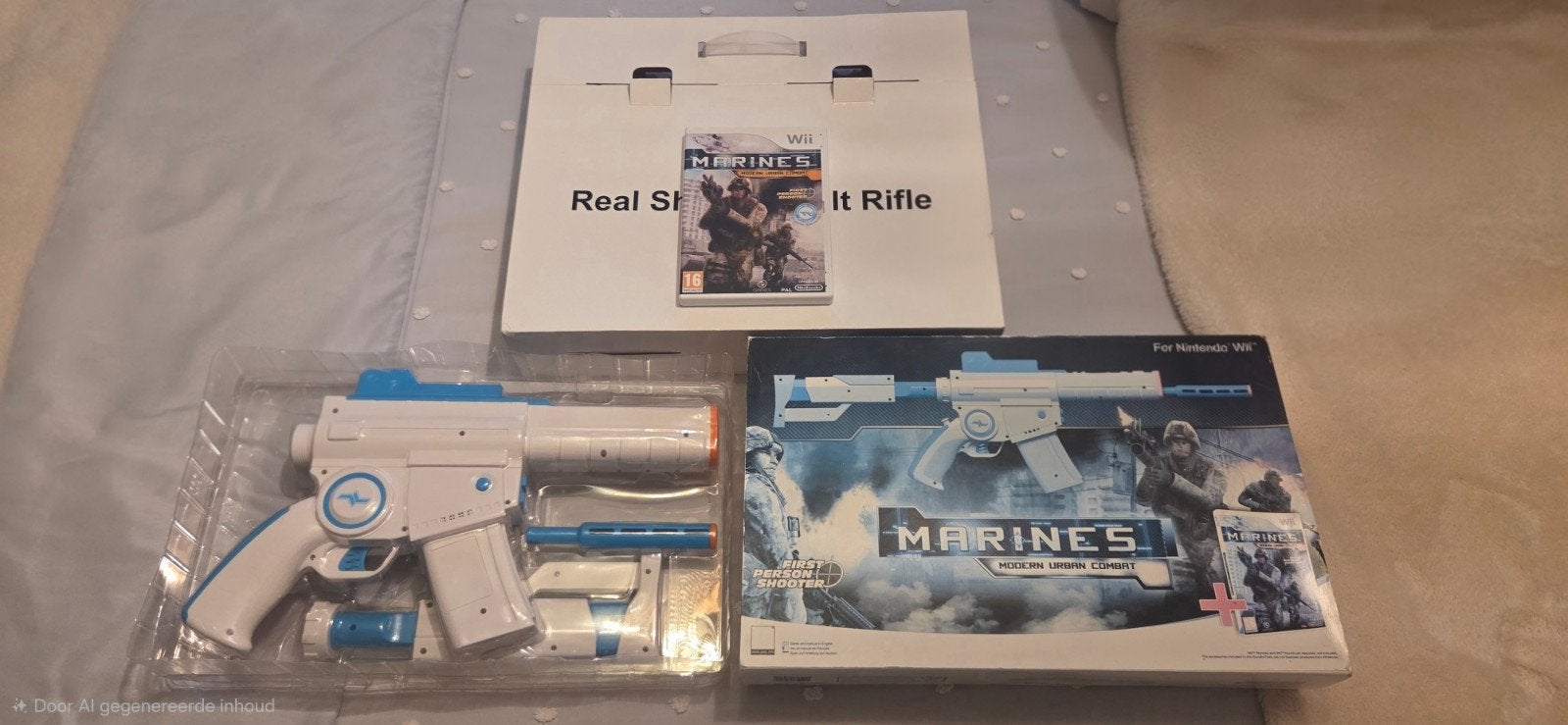 wii spel Marines + bijhorende geweer, Ophalen