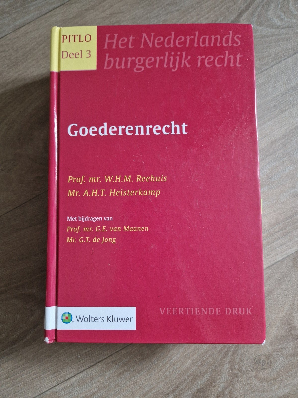 Pitlo deel 3 Goederenrecht 14e druk, Boeken, Studieboeken en Cursussen, Ophalen of Verzenden, Wolters Kluwer, Beta, WO