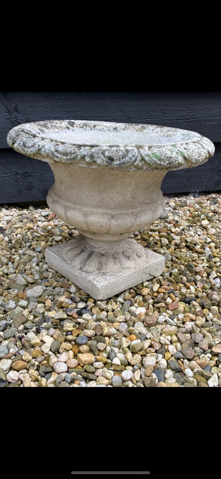 Mooie oude Franse betonnen tuinvaas., Tuin en Terras, Tuinvazen, Ophalen, Gebruikt