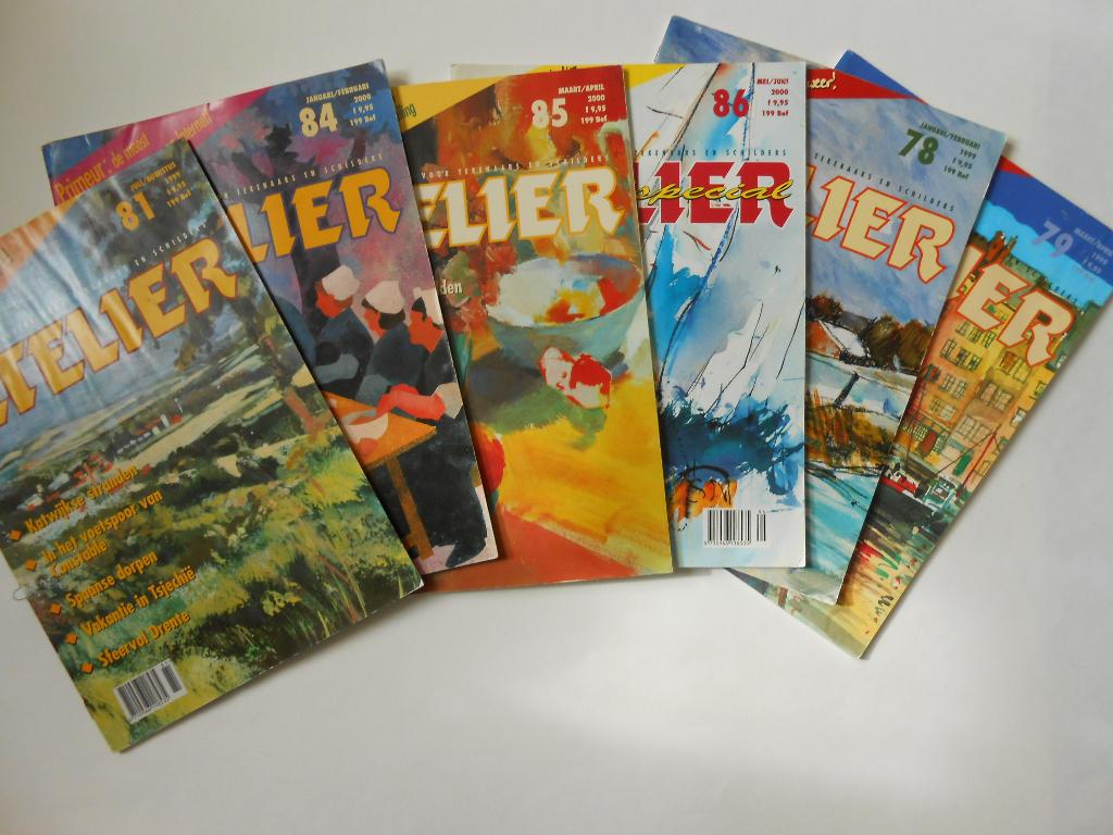 oude Atelier tijdschriften 9 stuks, Ophalen of Verzenden, Gelezen, Sport en Vrije tijd