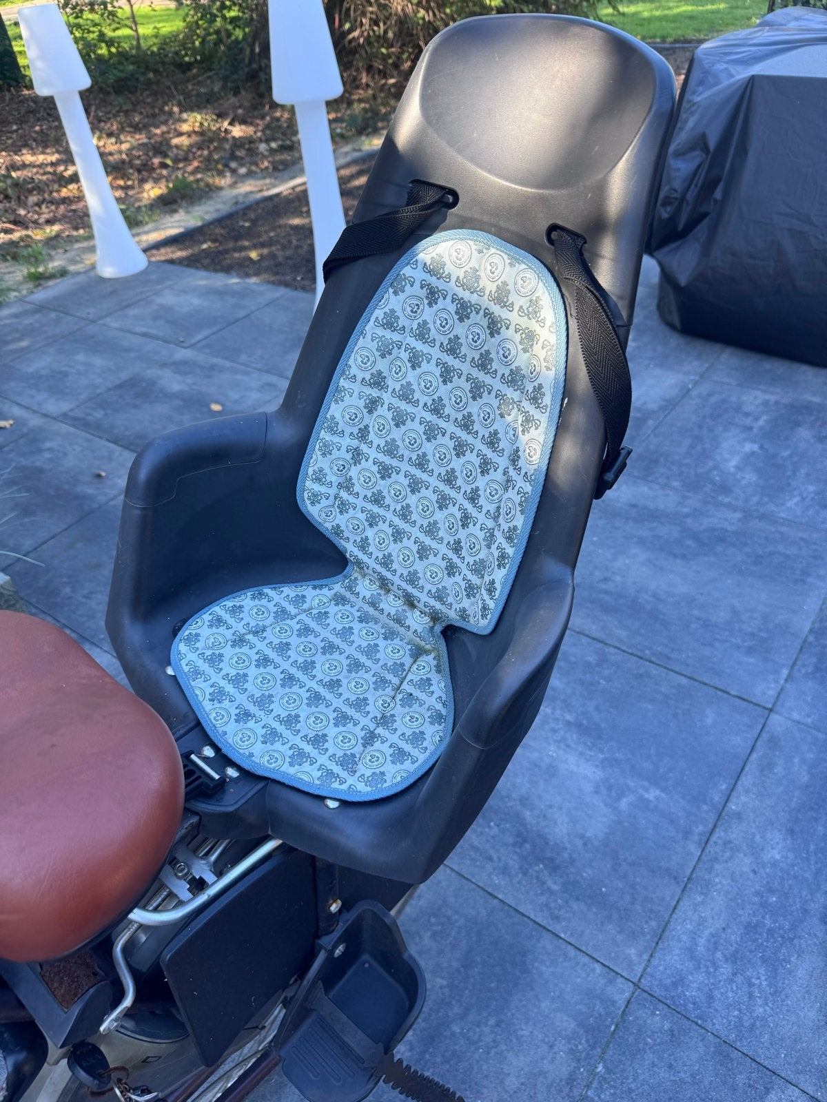 Bobike kinderfietszitje - Achterzitje met voetsteuntjes, Ophalen, Achterzitje, 9 t/m 18 kg, Gebruikt