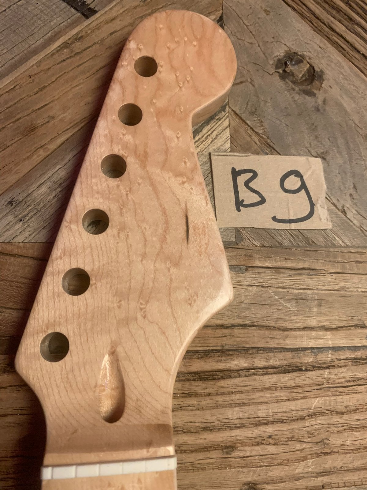 Stratocaster hals Birds eye Maple 21 fret” STB9, Verzenden, Geen, Geen, Jpsg